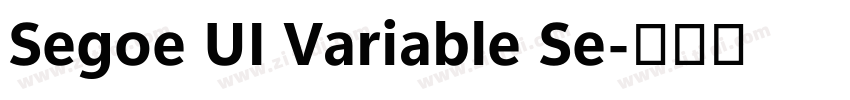 Segoe UI Variable Se字体转换
